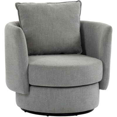 HOMCOM Sessel Leinenoptik-Stoff 85L x 79B x 84H cm Hellgrau HOMCOM Sessel Leinenoptik-Stoff 85L x 79B x 84H cm Hellgrau