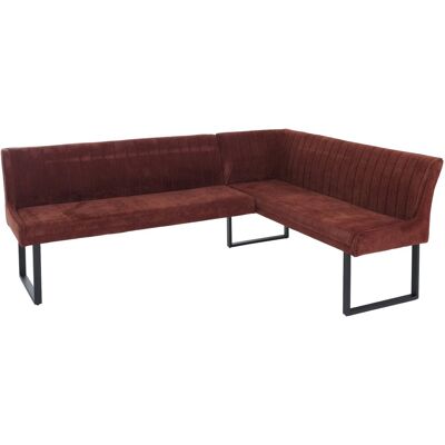 MCW Eckbank O82 Öko-Tex Chenille Stoff/Textil Metall 210x159cm Rot MCW Eckbank O82 Öko-Tex Chenille Stoff/Textil Metall 210x159cm Rot