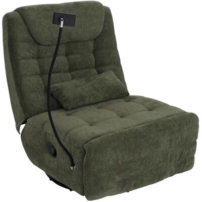 MCW Relaxsessel P92 Drehbar Kippfunktion Handyhalterung Stoff Grün MCW Relaxsessel P92 Drehbar Kippfunktion Handyhalterung Stoff Grün