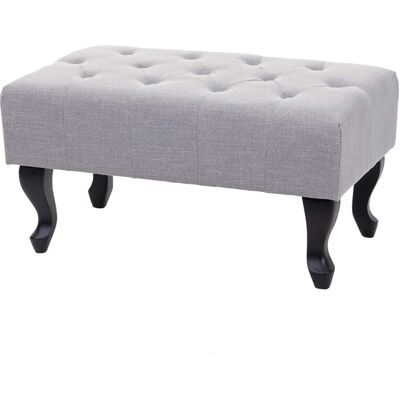 MCW Ottomane Chesterfield Wasserabweisend Stoff/Textil 39x77x47cm Grau MCW Ottomane Chesterfield Wasserabweisend Stoff/Textil 39x77x47cm Grau