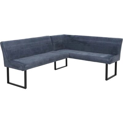 MCW Eckbank O81 Öko-Tex Chenille Stoff/Textil Metall 210x159cm Blau MCW Eckbank O81 Öko-Tex Chenille Stoff/Textil Metall 210x159cm Blau