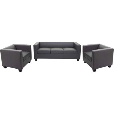MCW - Lille - Anthrazitgrau - 5 Sitze - Sofa-Set MCW - Lille - Anthrazitgrau - 5 Sitze - Sofa-Set