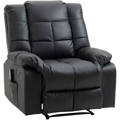 Homcom Massagesessel - Elektrisch Relaxsessel - Schwarz - 94x99x99cm Homcom Massagesessel - Elektrisch Relaxsessel - Schwarz - 94x99x99cm