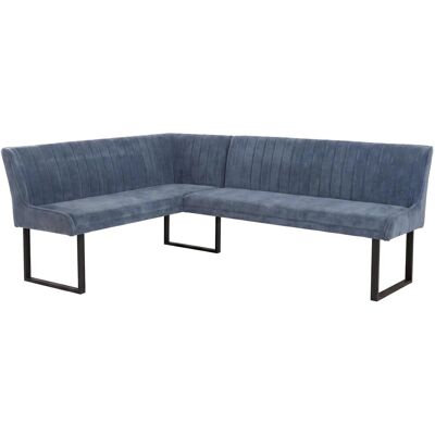 MCW Eckbank O82 Öko-Tex Chenille Stoff/Textil Metall 159x210cm Blau MCW Eckbank O82 Öko-Tex Chenille Stoff/Textil Metall 159x210cm Blau
