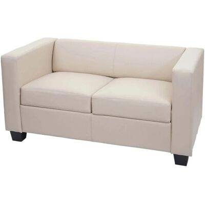 MCW Lille-S-2 Sofa - Creme, 2-Sitzer, Elegantes Design MCW Lille-S-2 Sofa - Creme, 2-Sitzer, Elegantes Design