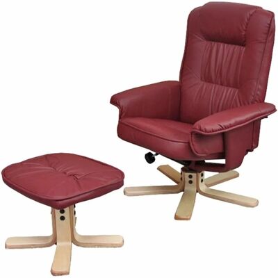 MCW Bordeaux Relaxsessel M56 mit Hocker - Sessel MCW Bordeaux Relaxsessel M56 mit Hocker - Sessel