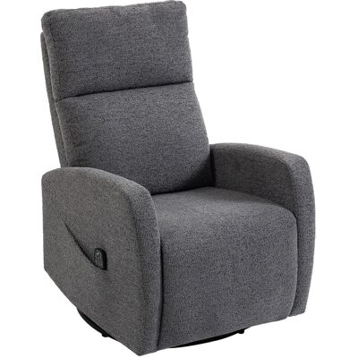 HOMCOM Massage Recliner Sofa Chenille 97L x 73,5B x 108H cm Dunkelgrau HOMCOM Massage Recliner Sofa Chenille 97L x 73,5B x 108H cm Dunkelgrau