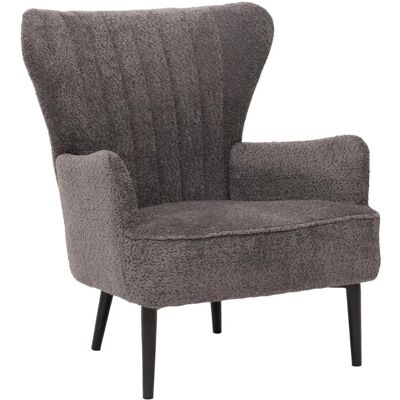 MCW Lounge-Sessel K37 Stoff Chenille 500g/m² Dunkelgrau MCW Lounge-Sessel K37 Stoff Chenille 500g/m² Dunkelgrau