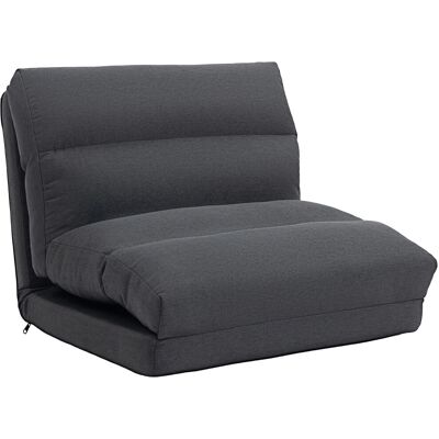 HOMCOM Bodenstuhl Polyester Metall 70L x 72B x 56H cm Dunkelgrau HOMCOM Bodenstuhl Polyester Metall 70L x 72B x 56H cm Dunkelgrau