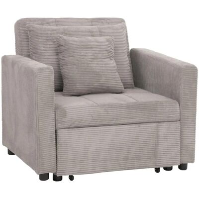MCW Schlafsessel L90 Hellgrau Stoff/Textil Cord MCW Schlafsessel L90 Hellgrau Stoff/Textil Cord