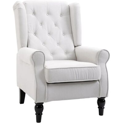 Homcom Polstersessel mit Knopfheftung - Sessel Homcom Polstersessel mit Knopfheftung - Sessel