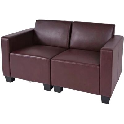 MCW Canapé 2 Plätze Moncalieri - rotbraun - Sofa MCW Canapé 2 Plätze Moncalieri - rotbraun - Sofa