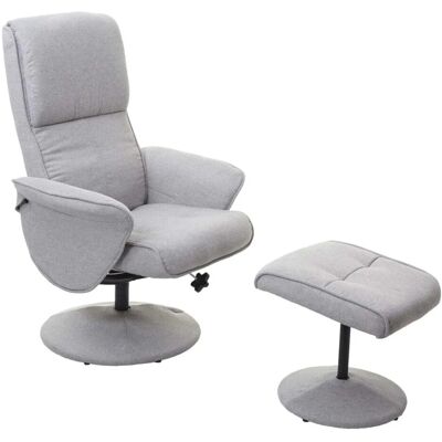 MCW Relaxsessel Stockholm Stoff/Textil Hellgrau MCW Relaxsessel Stockholm Stoff/Textil Hellgrau