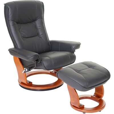 MCA Halifax - schwarz - gold - Leder - Relaxstuhl MCA Halifax - schwarz - gold - Leder - Relaxstuhl