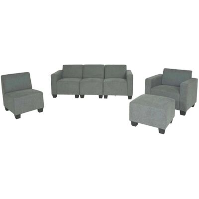 IKEA Graues Modulares Sofa-Set - 6-Sitzer Lounge-Möbel IKEA Graues Modulares Sofa-Set - 6-Sitzer Lounge-Möbel