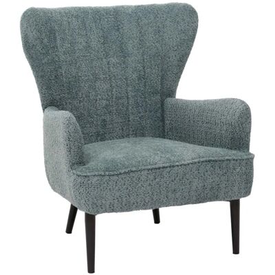 MCW Lounge-Sessel K37 Stoff Chenille 500g/m² Blau-Grün MCW Lounge-Sessel K37 Stoff Chenille 500g/m² Blau-Grün