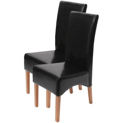MCW - Crotone - Schwarz - PU-Leder - Esstischstuhl MCW - Crotone - Schwarz - PU-Leder - Esstischstuhl