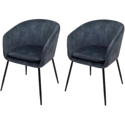MCW Esszimmerstuhl O28 2er-Set Blau MCW Esszimmerstuhl O28 2er-Set Blau