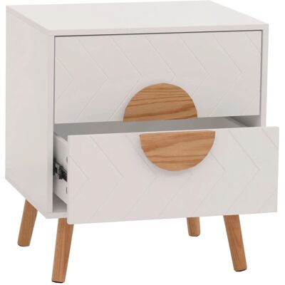 MCW N89 Nachttisch - Elegant, Geräumig, Langlebig MCW N89 Nachttisch - Elegant, Geräumig, Langlebig
