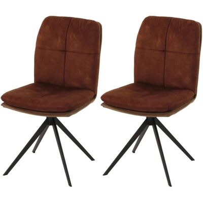 MCW Esszimmerstuhl M68 2er-Set Braun MCW Esszimmerstuhl M68 2er-Set Braun