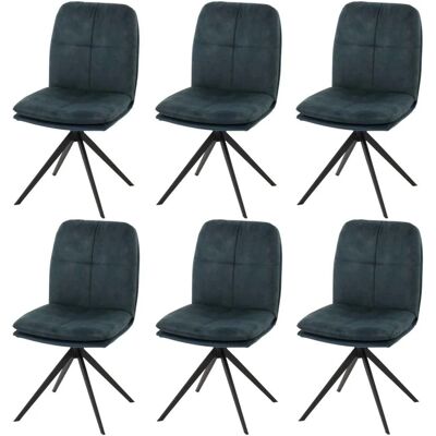 MCW Esszimmerstuhl M68 6er-Set Blau MCW Esszimmerstuhl M68 6er-Set Blau