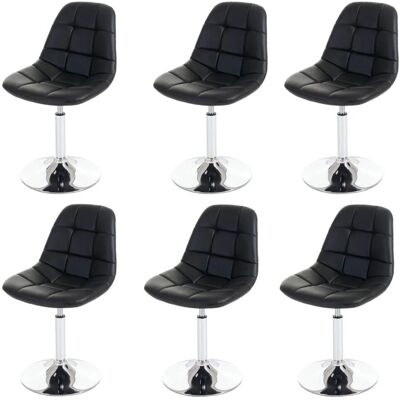 Cascina - MCW-A60 - Schwarz - PU-Leder - Esstischstuhl Cascina - MCW-A60 - Schwarz - PU-Leder - Esstischstuhl