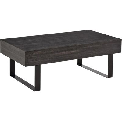 HOMCOM Couchtisch Spanplatte Eisen Dunkelgrau 110B x 60T x 40H cm HOMCOM Couchtisch Spanplatte Eisen Dunkelgrau 110B x 60T x 40H cm
