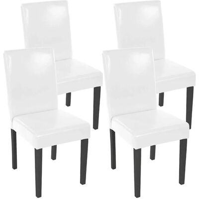 MCW - Littau - Weiß - Kunstleder - Esstischstuhl-Set MCW - Littau - Weiß - Kunstleder - Esstischstuhl-Set