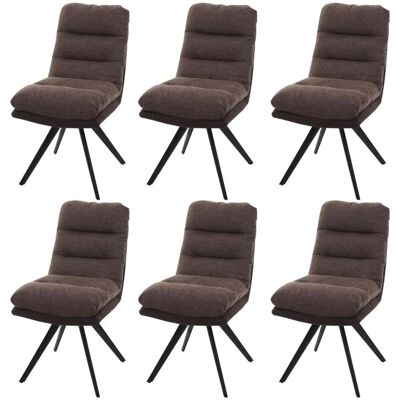 MCW Esszimmerstuhl G66 6er-Set Braun-dunkelbraun MCW Esszimmerstuhl G66 6er-Set Braun-dunkelbraun