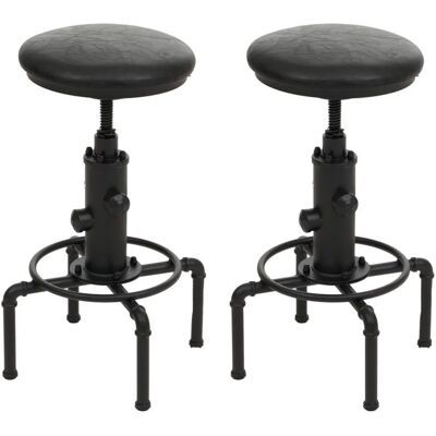 MCW Barhocker N23 2er-Set Schwarz MCW Barhocker N23 2er-Set Schwarz