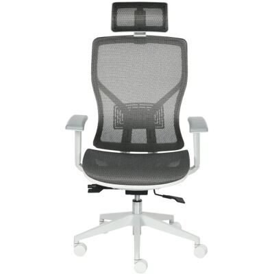 Vinsetto Bürostuhl Höhenverstellbar mit Rollen Kopflehne 67 x 65 x 120-128 cm Vinsetto Bürostuhl Höhenverstellbar mit Rollen Kopflehne 67 x 65 x 120-128 cm