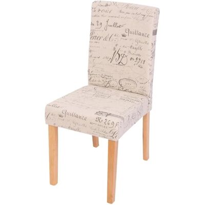MCW Esszimmerstuhl Littau Schriftzug Schriftzug Creme Helle Beine MCW Esszimmerstuhl Littau Schriftzug Schriftzug Creme Helle Beine