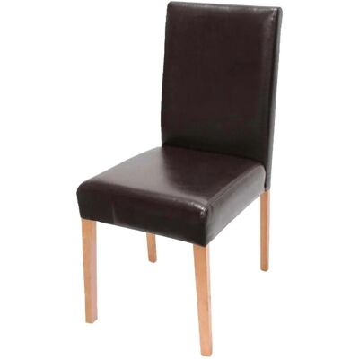MCW Esszimmerstuhl Littau Braun Helle Beine Leder MCW Esszimmerstuhl Littau Braun Helle Beine Leder