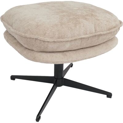 MCW Hocker mit Polster P32 Stoff/Textil Chenille Creme MCW Hocker mit Polster P32 Stoff/Textil Chenille Creme