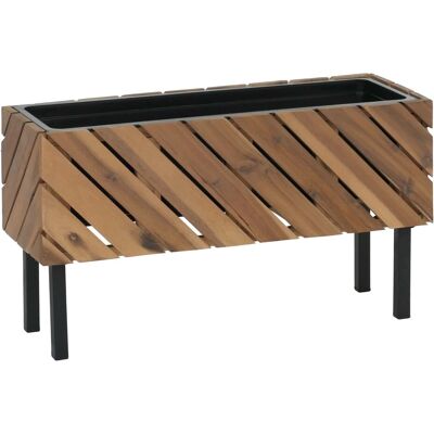 MCW Pflanzkasten P87 Akazie Holz 36x62x22cm Hellbraun MCW Pflanzkasten P87 Akazie Holz 36x62x22cm Hellbraun