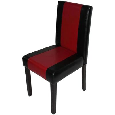 MCW Esszimmerstuhl Littau Schwarz/rot Dunkle Beine MCW Esszimmerstuhl Littau Schwarz/rot Dunkle Beine