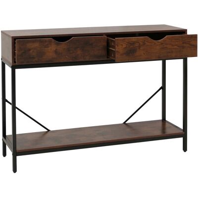 MCW Konsolentisch O76 Schubladen Ablage Industrial 76x109x30cm Rotbraun MCW Konsolentisch O76 Schubladen Ablage Industrial 76x109x30cm Rotbraun