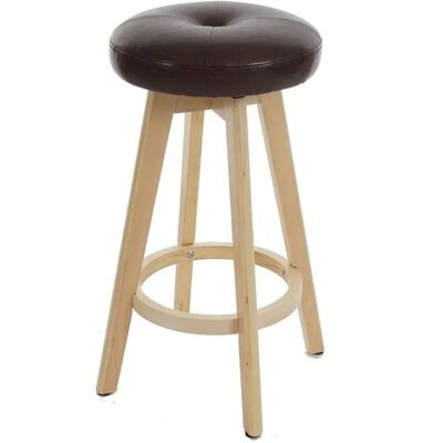 MCW Barhocker Boras 2er-Set Drehbar Bordeaux Helle Beine MCW Barhocker Boras 2er-Set Drehbar Bordeaux Helle Beine