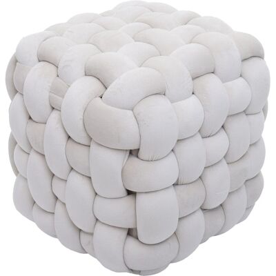 MCW Hocker Q48 Samt 39cm Beige MCW Hocker Q48 Samt 39cm Beige