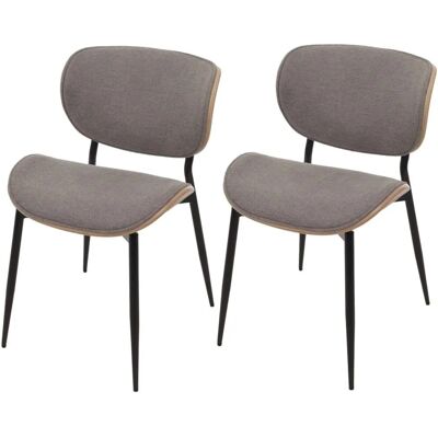 MCW Esszimmerstuhl O45 2er-Set Natur Hellgrau MCW Esszimmerstuhl O45 2er-Set Natur Hellgrau