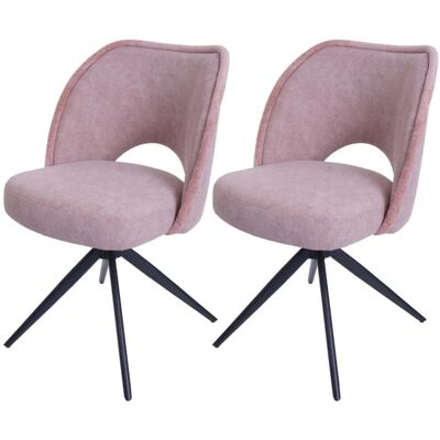 MCW Esszimmerstuhl N72 2er-Set Rosa MCW Esszimmerstuhl N72 2er-Set Rosa