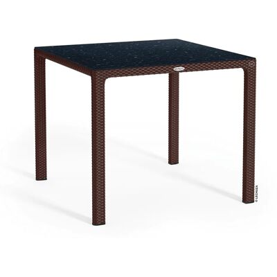 Lechuza Esstisch mit HPL-Platte Mokka 90 x 90 cm Lechuza Esstisch mit HPL-Platte Mokka 90 x 90 cm