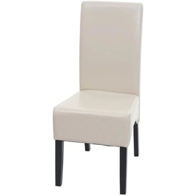 MCW Esszimmerstuhl Crotone Creme Dunkle Beine MCW Esszimmerstuhl Crotone Creme Dunkle Beine