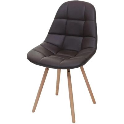 MCW Esszimmerstuhl A60 II Kunstleder Braun MCW Esszimmerstuhl A60 II Kunstleder Braun