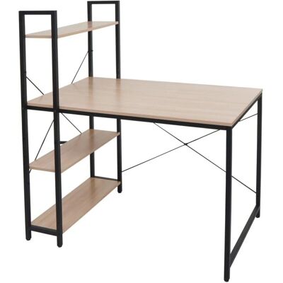 MCW Schreibtisch mit Regal K81 Natur MCW Schreibtisch mit Regal K81 Natur