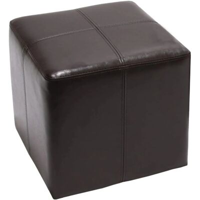MCW Sitzhocker Carrara Braun 36x36x36cm MCW Sitzhocker Carrara Braun 36x36x36cm