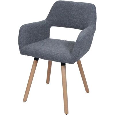 MCW Esszimmerstuhl A50 II Dunkelgrau Stoff/Textil Boucle 450g/m² MCW Esszimmerstuhl A50 II Dunkelgrau Stoff/Textil Boucle 450g/m²