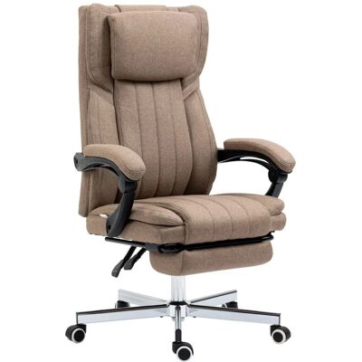 Vinsetto Bürostuhl Polyester 65L x 61B x 105-113H cm Braun Vinsetto Bürostuhl Polyester 65L x 61B x 105-113H cm Braun