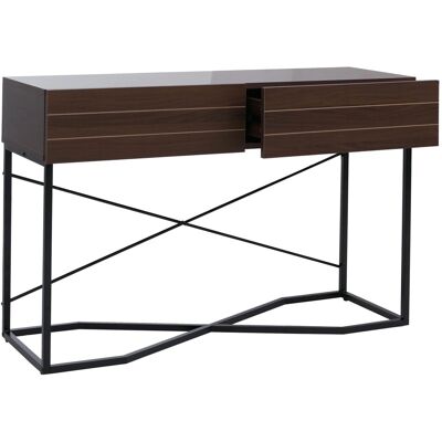 MCW Konsolentisch P47 Melamin Industrial 81x120x40cm Walnuss-Optik MCW Konsolentisch P47 Melamin Industrial 81x120x40cm Walnuss-Optik
