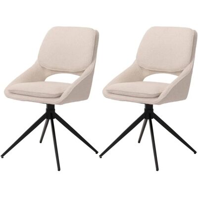 MCW Esszimmerstuhl N73 2er-Set Creme MCW Esszimmerstuhl N73 2er-Set Creme